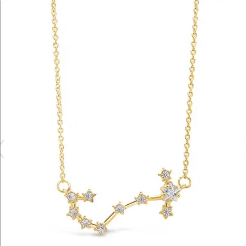 Constellation CZ Scorpio Zodiac Pendant Necklace